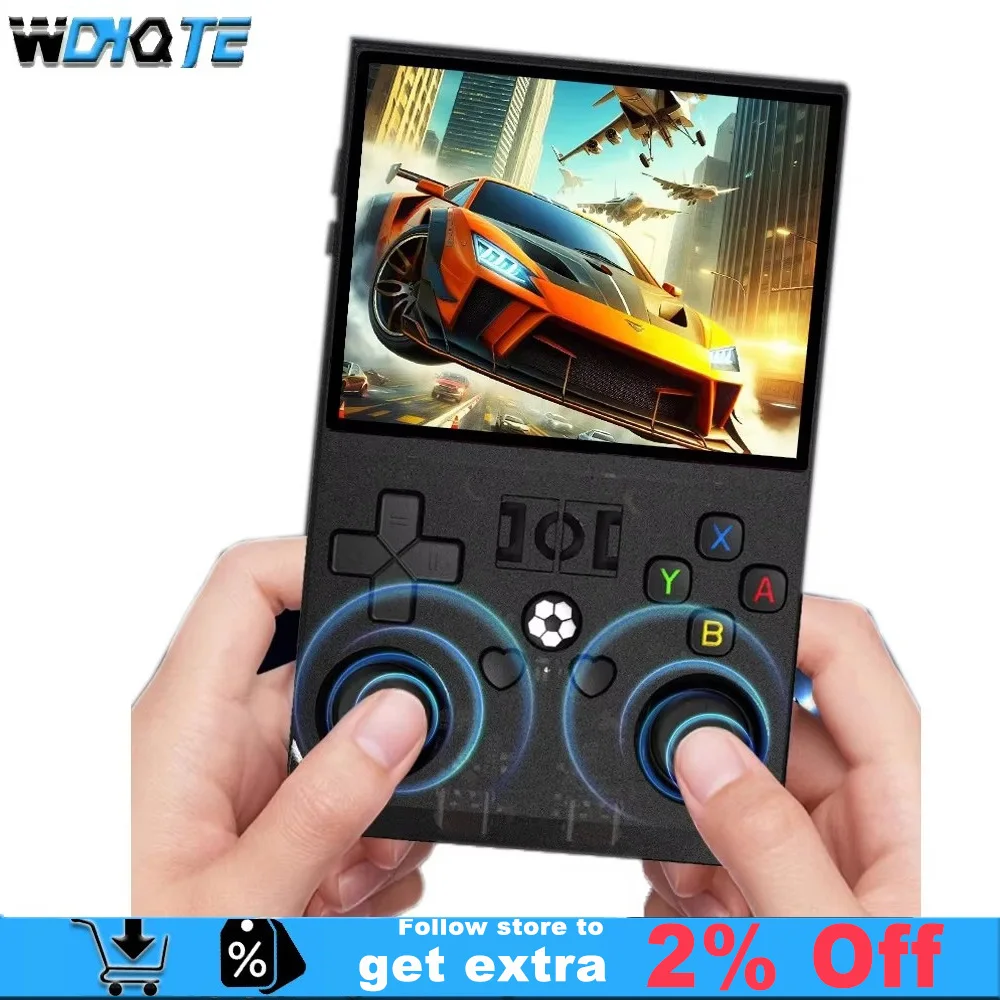 WDYQJE 30000+ Games R36PRO Retro Handheld Game Console 64GB 3.5 Inch IPS Screen Linux System Portable Pocket Video Player
WDYQJE 30000+ Games R36PRO Retro Handheld Game Console 64GB 3.5 Inch IPS Screen Linux System Portable Pocket Video Player