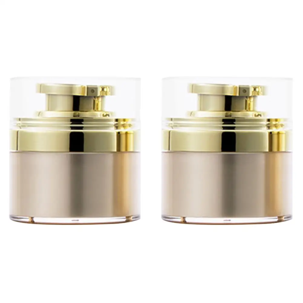 2 Pcs Vacuum Cream Jar Lightweight Multipurpose Sub Container with Cover Compact Skincare Jars Eye Pp
2 Pcs Vacuum Cream Jar Lightweight Multipurpose Sub Container with Cover Compact Skincare Jars Eye Pp