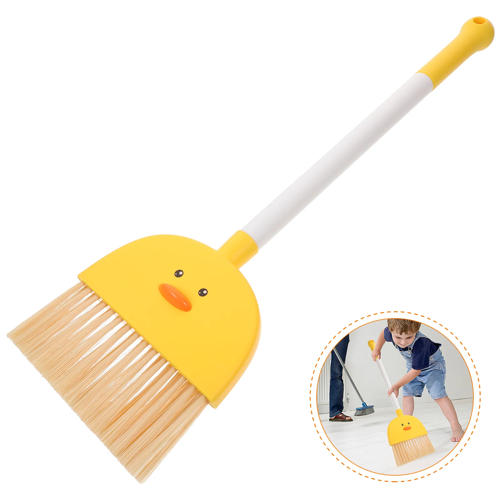 Cartoon Animal Broom for Kids Small Yellow Lightweight Compact Home Toddler Broom PP PET Material Easy
Cartoon Animal Broom for Kids Small Yellow Lightweight Compact Home Toddler Broom PP PET Material Easy