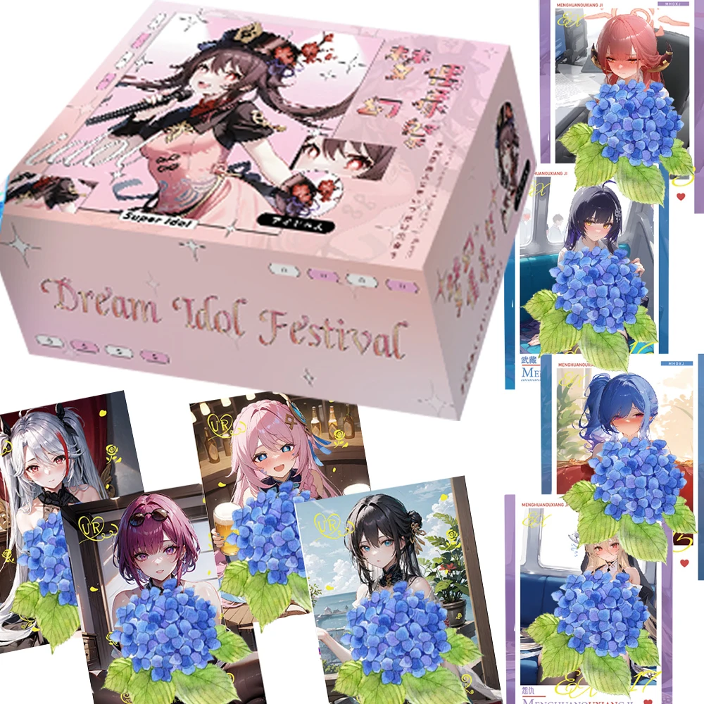 Коллекционные карты Dream Idol Festival, коробка-бустер, визуальное праздник, милые и чистые девушки, частное искушение, аниме-карты, популярные подарки
Коллекционные карты Dream Idol Festival, коробка-бустер, визуальное праздник, милые и чистые девушки, частное искушение, аниме-карты, популярные подарки