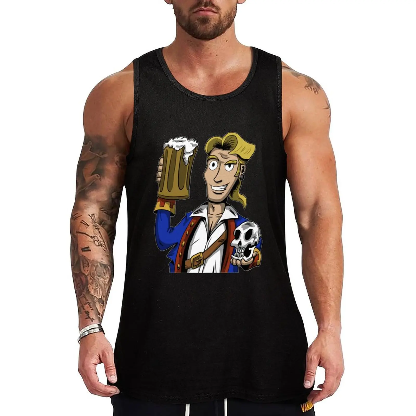 Guybrush Threepwood T-Shirt Tank Top Gym Muscle Tank Top Sleeveless Fitness Athletic Wear
Guybrush Threepwood T-Shirt Tank Top Gym Muscle Tank Top Sleeveless Fitness Athletic Wear