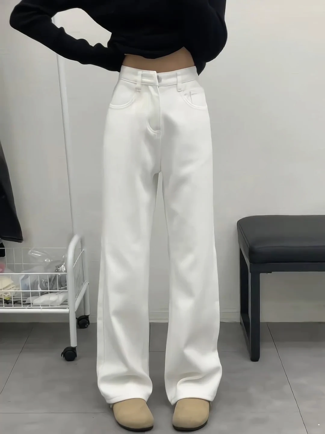 Cleanfit White Men's Straight Leg Jeans High Waist Slimming American Sle Bootcut Pants Autumn Winter Wide Leg Denim
Cleanfit White Men's Straight Leg Jeans High Waist Slimming American Sle Bootcut Pants Autumn Winter Wide Leg Denim