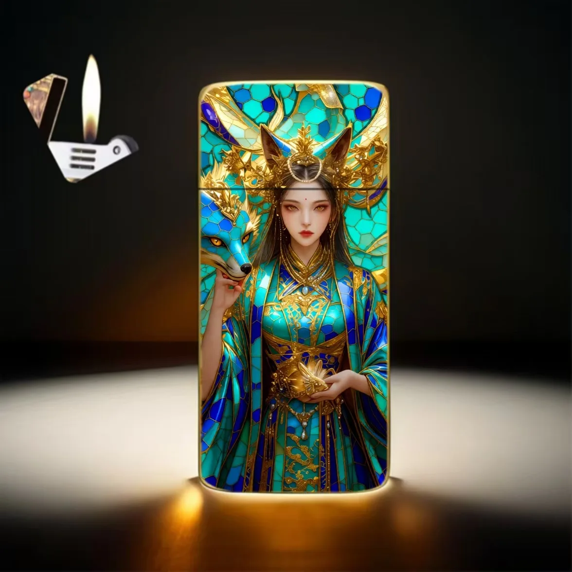 Guofeng New Metal Ultra-thin Inflatable Lighter, Personalized Enamel Color Craftsmanship, High-end and Exquisite Gift
Guofeng New Metal Ultra-thin Inflatable Lighter, Personalized Enamel Color Craftsmanship, High-end and Exquisite Gift