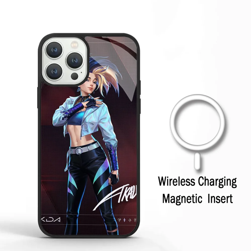 Leagues Of Legend K-KDA A-Akali Phone Case For IPhone 11 12 13 14 15 Plus Pro Max Mirror Acrylic For Magsafe Wireless Charging
Leagues Of Legend K-KDA A-Akali Phone Case For IPhone 11 12 13 14 15 Plus Pro Max Mirror Acrylic For Magsafe Wireless Charging