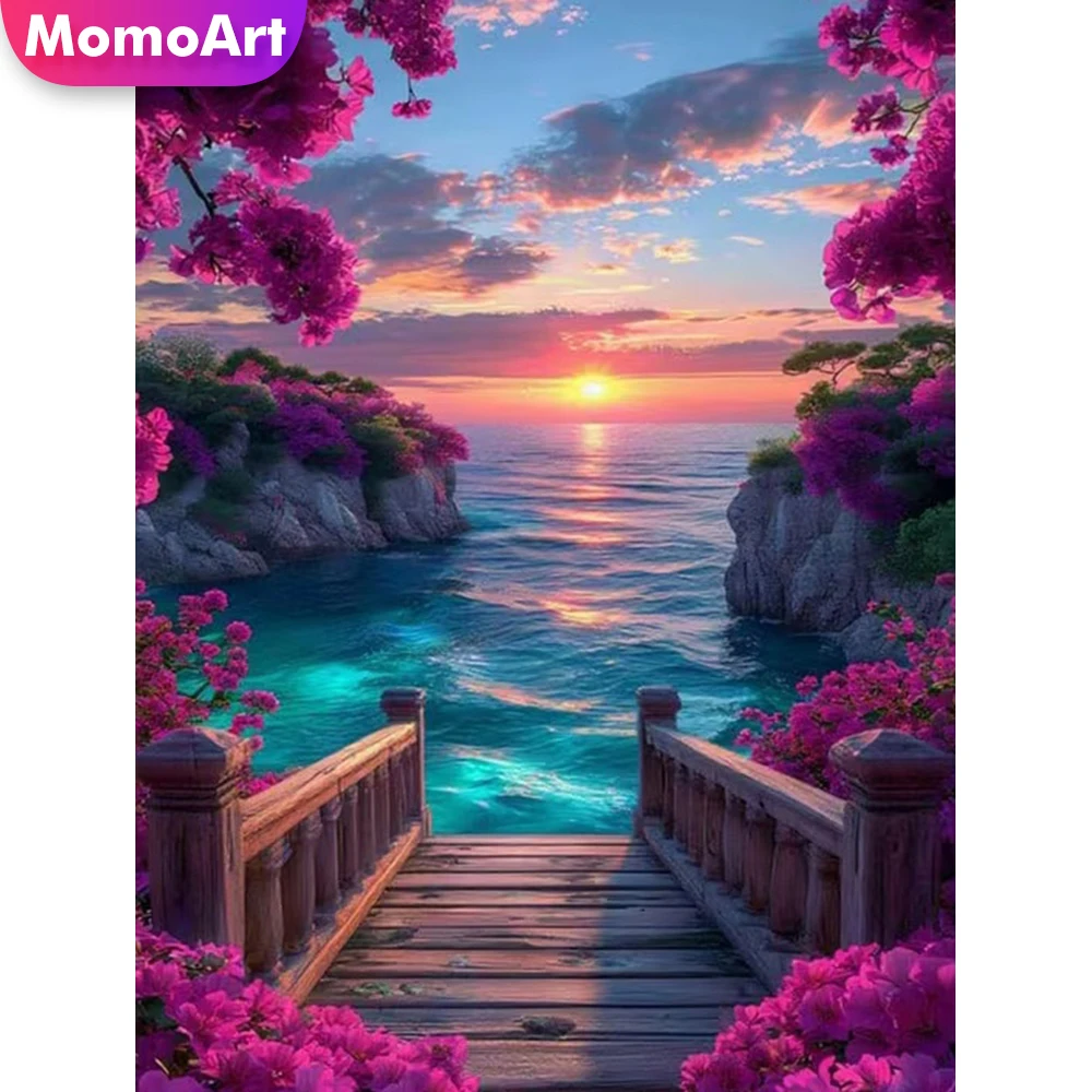 Momoart New Arrival Diamond Mosaic Seaside Landscape DIY Picture Rhinestones Diamond Painting Sunset Embroidery Handicraft
Momoart New Arrival Diamond Mosaic Seaside Landscape DIY Picture Rhinestones Diamond Painting Sunset Embroidery Handicraft