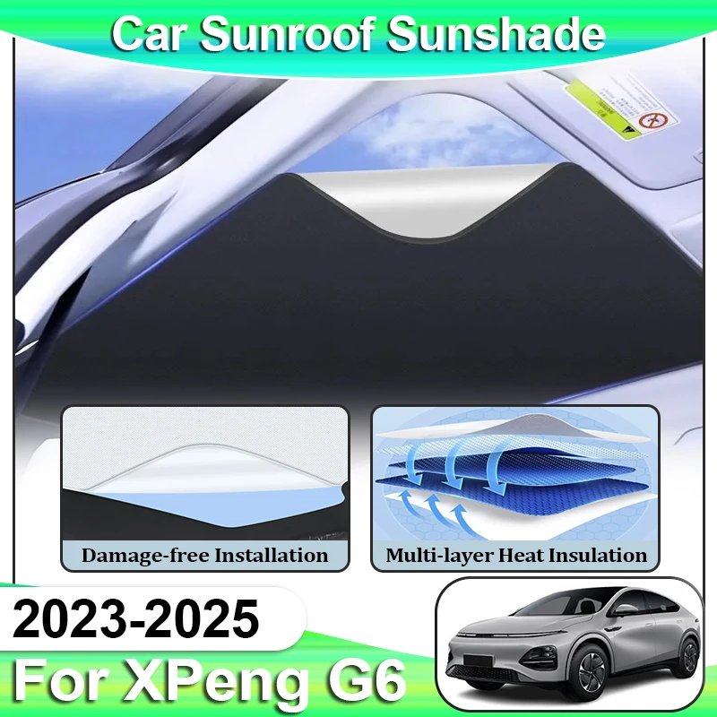 Car Sunroof Sunshades For XPeng G6 Accessories F30 2023 2024 2025 Electrostatic Adsorption Sunshade Skylight Auto Part Protector
Car Sunroof Sunshades For XPeng G6 Accessories F30 2023 2024 2025 Electrostatic Adsorption Sunshade Skylight Auto Part Protector