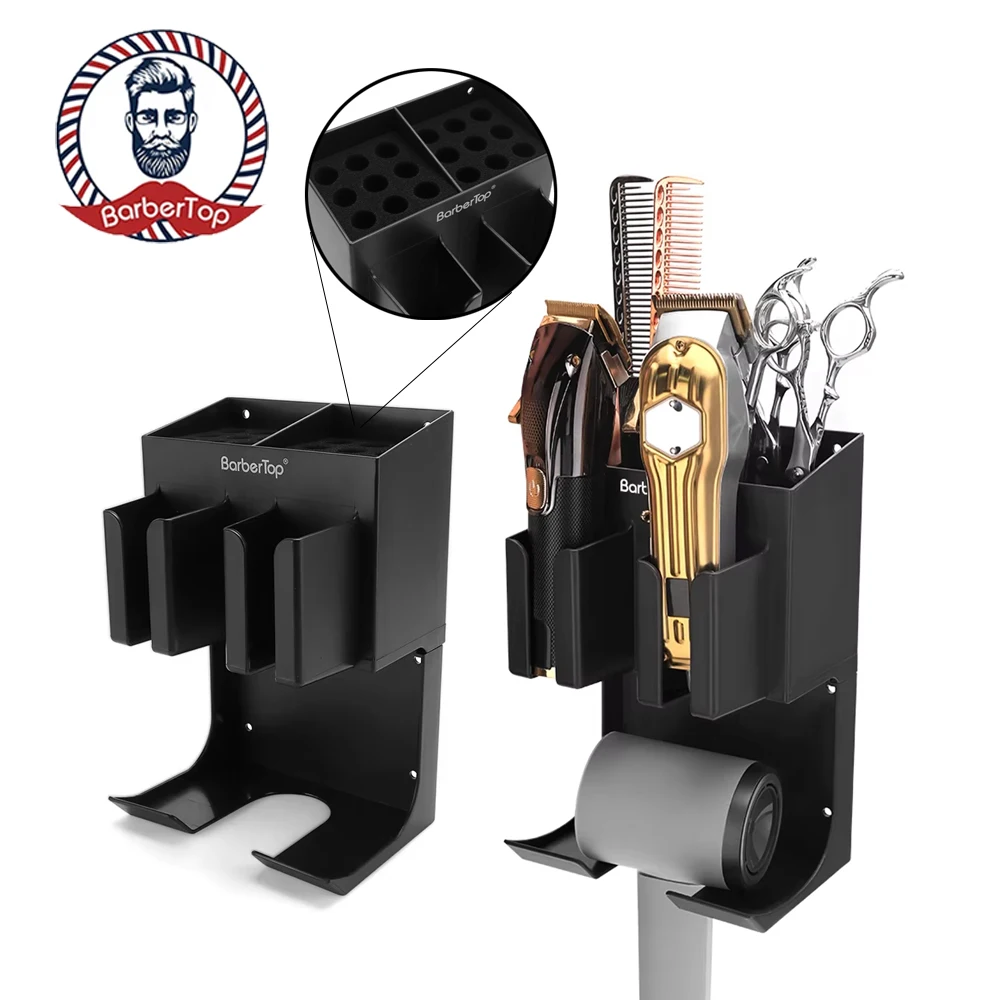 Wall Mounted Salon Hairdressing Hair Clipper Hanger Barber Hairstylist Multi Tool Storage Holder Hairdresser Tools Accessory
Wall Mounted Salon Hairdressing Hair Clipper Hanger Barber Hairstylist Multi Tool Storage Holder Hairdresser Tools Accessory