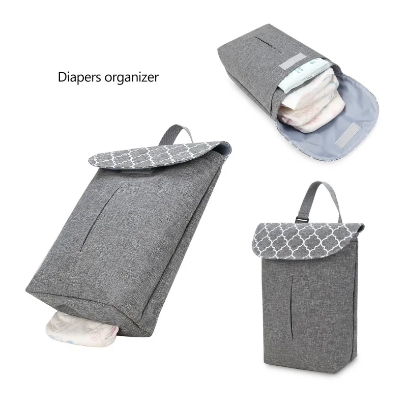 Waterproof diaper storage bag for babies - baby diaper bag for convenient travel storage of diapers, wipes and tissues.
Waterproof diaper storage bag for babies - baby diaper bag for convenient travel storage of diapers, wipes and tissues.