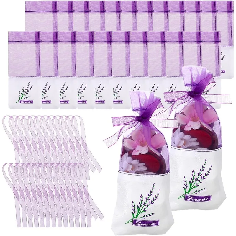 25pcs Sachet Empty Drawstring Bags Mesh Lavender Sachets Linen Organza Gauze favor Bags Sacks for Lavender, Spice and Herbs
25pcs Sachet Empty Drawstring Bags Mesh Lavender Sachets Linen Organza Gauze favor Bags Sacks for Lavender, Spice and Herbs