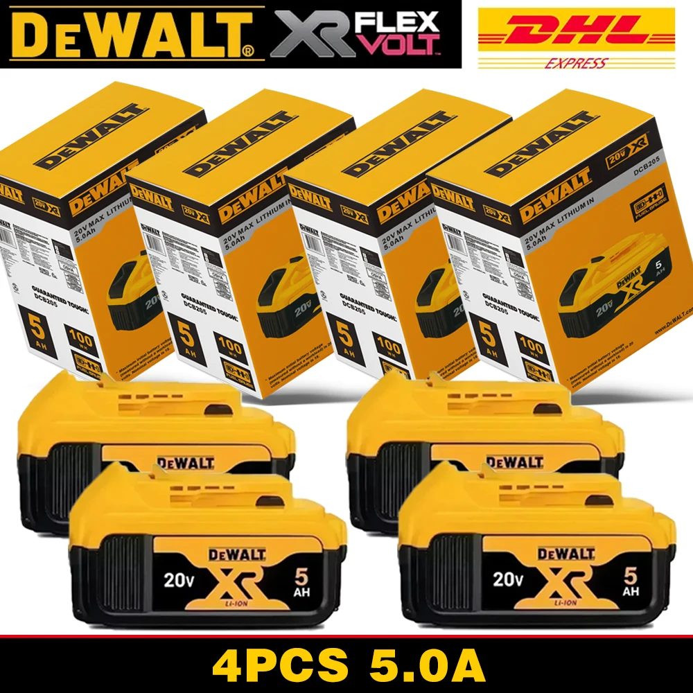 ✅【DEWALT Compatible】20V 5Ah Li-ion Battery DCB184/200/204/205/206/609 Replacement | 1H Charge & 5000 Cycles
✅【DEWALT Compatible】20V 5Ah Li-ion Battery DCB184/200/204/205/206/609 Replacement | 1H Charge & 5000 Cycles