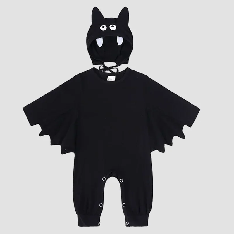 Halloween Baby Bat Costume Set Hooded Romper with Wings Infant Toddler Outfit for 3-18M Baby Boys and Girls
Halloween Baby Bat Costume Set Hooded Romper with Wings Infant Toddler Outfit for 3-18M Baby Boys and Girls