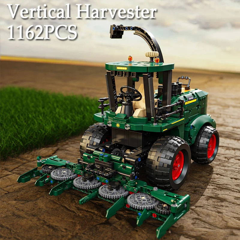 1162PCS Vertical Harvester Building Blocks Model Toys DIY Assembly Farm Truck STEAM Bricks Toys For Ideal Holiday Birthday Gifts
1162PCS Vertical Harvester Building Blocks Model Toys DIY Assembly Farm Truck STEAM Bricks Toys For Ideal Holiday Birthday Gifts