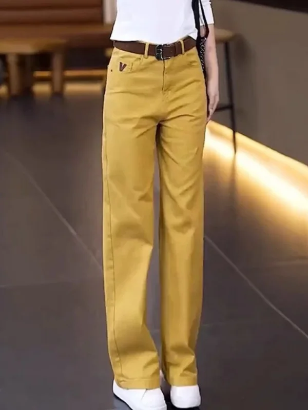 Khaki Wide Leg Jeans Women's High Waist Slimming Casual Loose Embroidered Straight Leg Pants Spring New Sle Casual Jeans
Khaki Wide Leg Jeans Women's High Waist Slimming Casual Loose Embroidered Straight Leg Pants Spring New Sle Casual Jeans