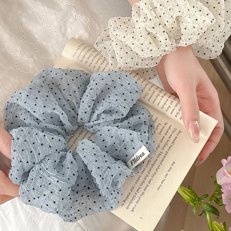Summer Small Fresh Mesh Polka Dot Hair Scrunchies For Women Sweet Cute Large Hair Bands Rubber Band Ponytail Holder Hair Ties
Summer Small Fresh Mesh Polka Dot Hair Scrunchies For Women Sweet Cute Large Hair Bands Rubber Band Ponytail Holder Hair Ties