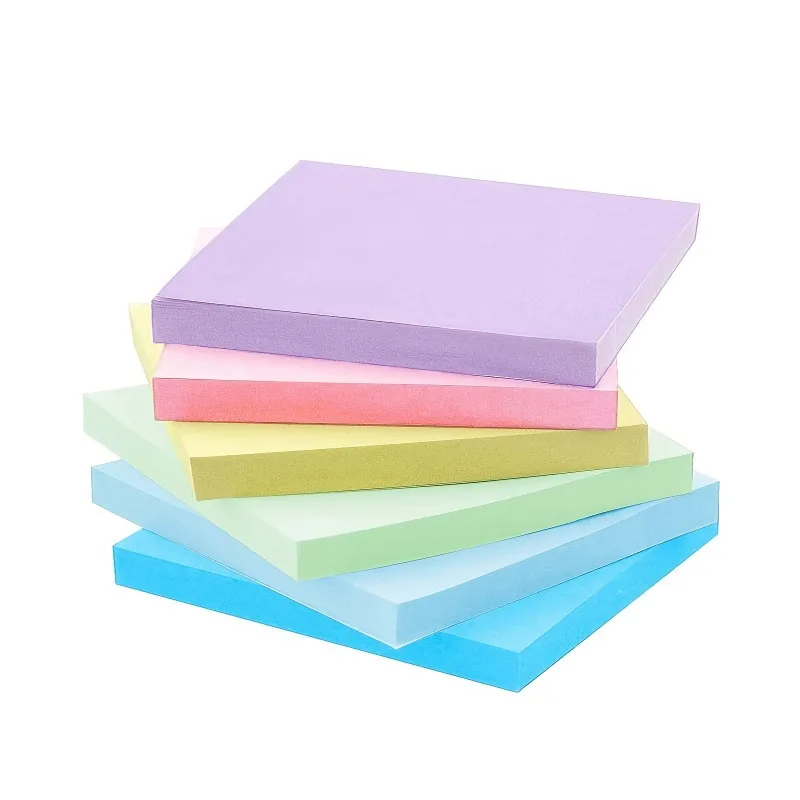 6pcs Large Macaron Color Sticky Notes Pad - Memo Pad with 300 Sheets, Vibrant Colors, Reusable, Removable, and Easy To Use
6pcs Large Macaron Color Sticky Notes Pad - Memo Pad with 300 Sheets, Vibrant Colors, Reusable, Removable, and Easy To Use