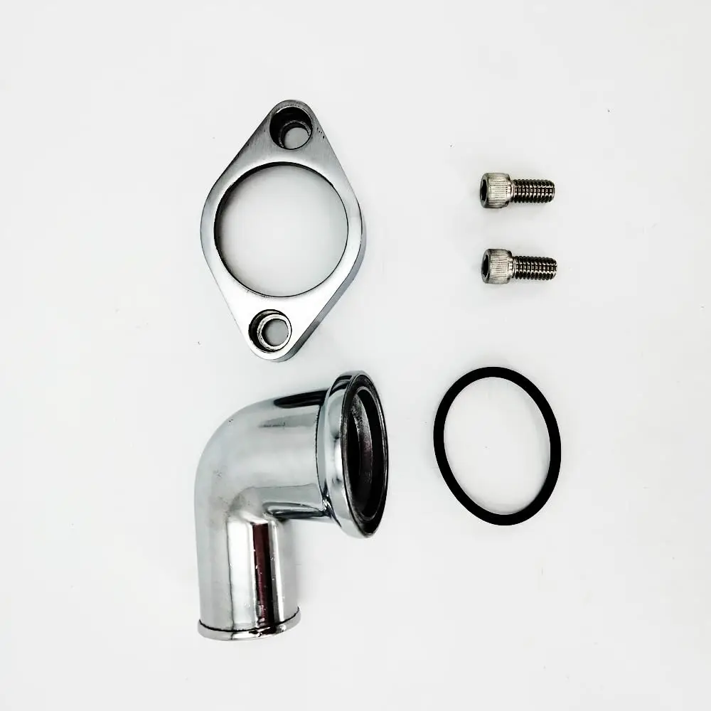 90° Swivel Polished Water Neck Thermostat Housing For SBC Chevy 327 350 396 454
90° Swivel Polished Water Neck Thermostat Housing For SBC Chevy 327 350 396 454