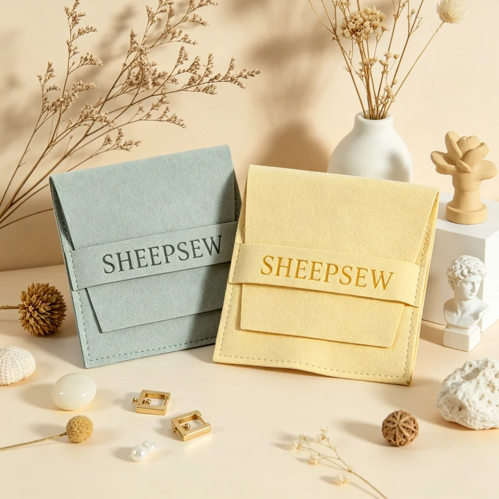 50pcs Custom Microfiber Jewelry Pouch: Debossed Logo Gift Bag
50pcs Custom Microfiber Jewelry Pouch: Debossed Logo Gift Bag