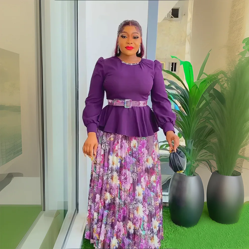 2 PCS Sets African Clothes for Women Plus Size Tops And Skirts Suits Dashiki Ankara Turkey Outfit Robe Wedding Party Dresses
2 PCS Sets African Clothes for Women Plus Size Tops And Skirts Suits Dashiki Ankara Turkey Outfit Robe Wedding Party Dresses