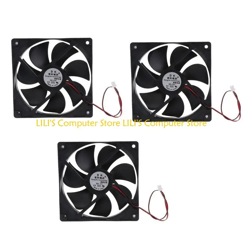 A52B 12mm CPU Fan 12025 45CFM High Air Volume Silent PC for Case Cooling Fan 1500RPM Dual Ball Oil Bearing Long Service 5/12/
A52B 12mm CPU Fan 12025 45CFM High Air Volume Silent PC for Case Cooling Fan 1500RPM Dual Ball Oil Bearing Long Service 5/12/