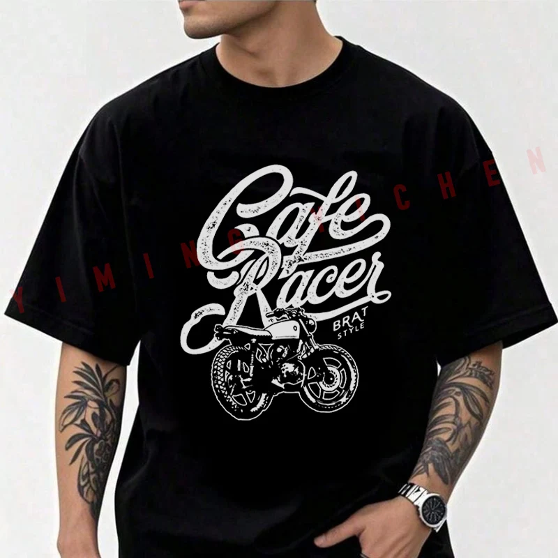 Cafe Racer Factory Motorcycle Cotton T-shirt Men Short Sleeved Casual Round Neck Unisex Tops Tee
Cafe Racer Factory Motorcycle Cotton T-shirt Men Short Sleeved Casual Round Neck Unisex Tops Tee