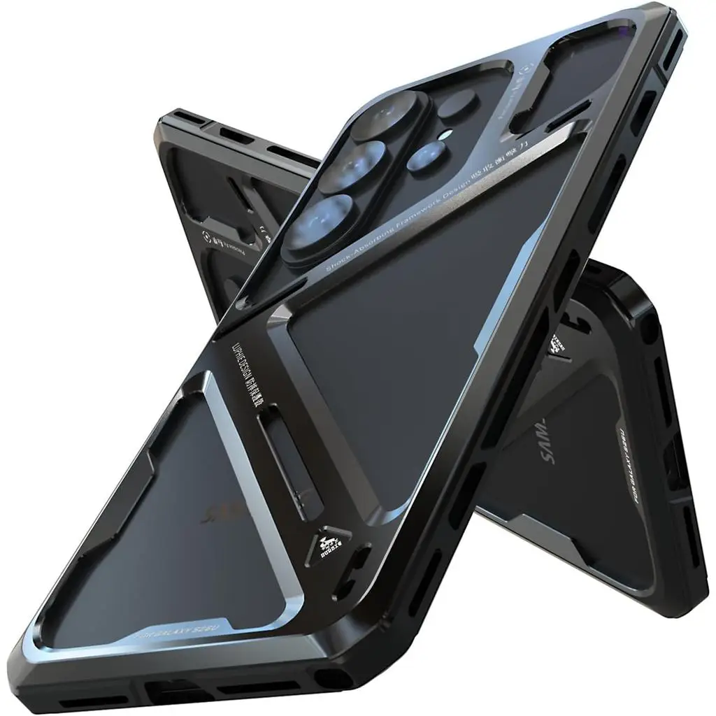 Metal Case Compatible with Samsung Galaxy S26 Ultra, Aluminum Alloy Shockproof Heavy-Duty Drop Protection Bumper Frame Cover
Metal Case Compatible with Samsung Galaxy S26 Ultra, Aluminum Alloy Shockproof Heavy-Duty Drop Protection Bumper Frame Cover