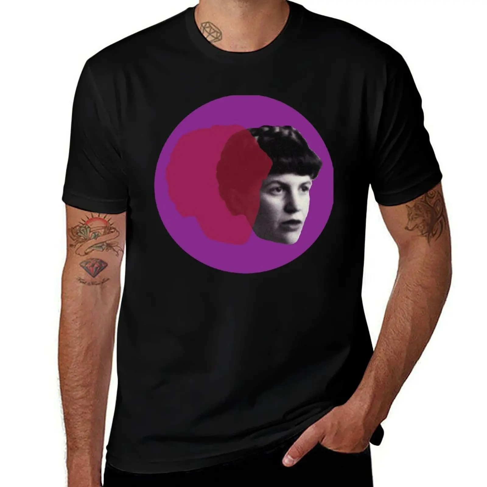Sylvia Plath portrait T-Shirt Comfortable Work Wear Tee
Sylvia Plath portrait T-Shirt Comfortable Work Wear Tee