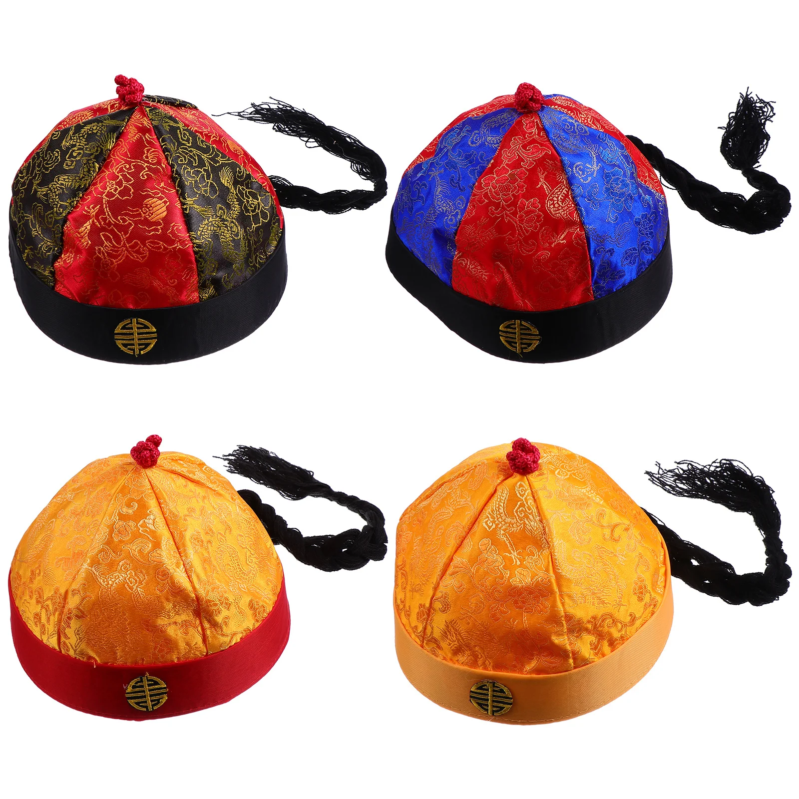 4Pcs Emperor Hat Chinese Style Exquisite Workmanship Vintage Headwears for Performance Wears and Props Cloth Hats
4Pcs Emperor Hat Chinese Style Exquisite Workmanship Vintage Headwears for Performance Wears and Props Cloth Hats