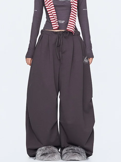 Loose Knitted Street Dance Sport Pants High Waist Wide Leg Casual Trousers for Women Girls Jazz Dancing Loose Fit Trousers
Loose Knitted Street Dance Sport Pants High Waist Wide Leg Casual Trousers for Women Girls Jazz Dancing Loose Fit Trousers