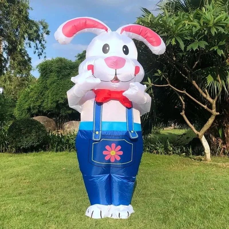 Easter Bunny Inflatable Costume Blow Up Rabbit Suit Fancy Dress Jumpsuit Cosplay Party for Adult Decoration Inflatable Rabbits
Easter Bunny Inflatable Costume Blow Up Rabbit Suit Fancy Dress Jumpsuit Cosplay Party for Adult Decoration Inflatable Rabbits
