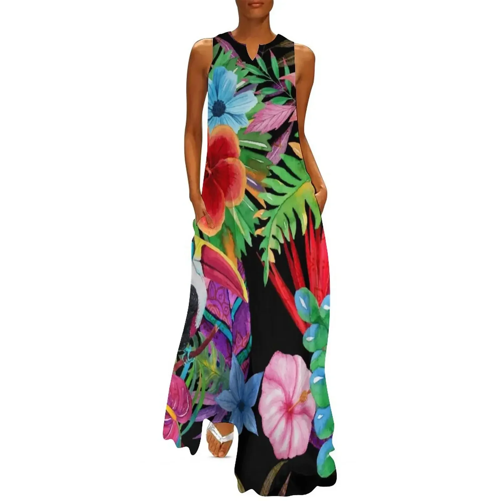 Hawaiian beauty Long Dress summer dresses for women 2025 Aesthetic clothing luxury evening dresses for women 2025 Dress 
Hawaiian beauty Long Dress summer dresses for women 2025 Aesthetic clothing luxury evening dresses for women 2025 Dress