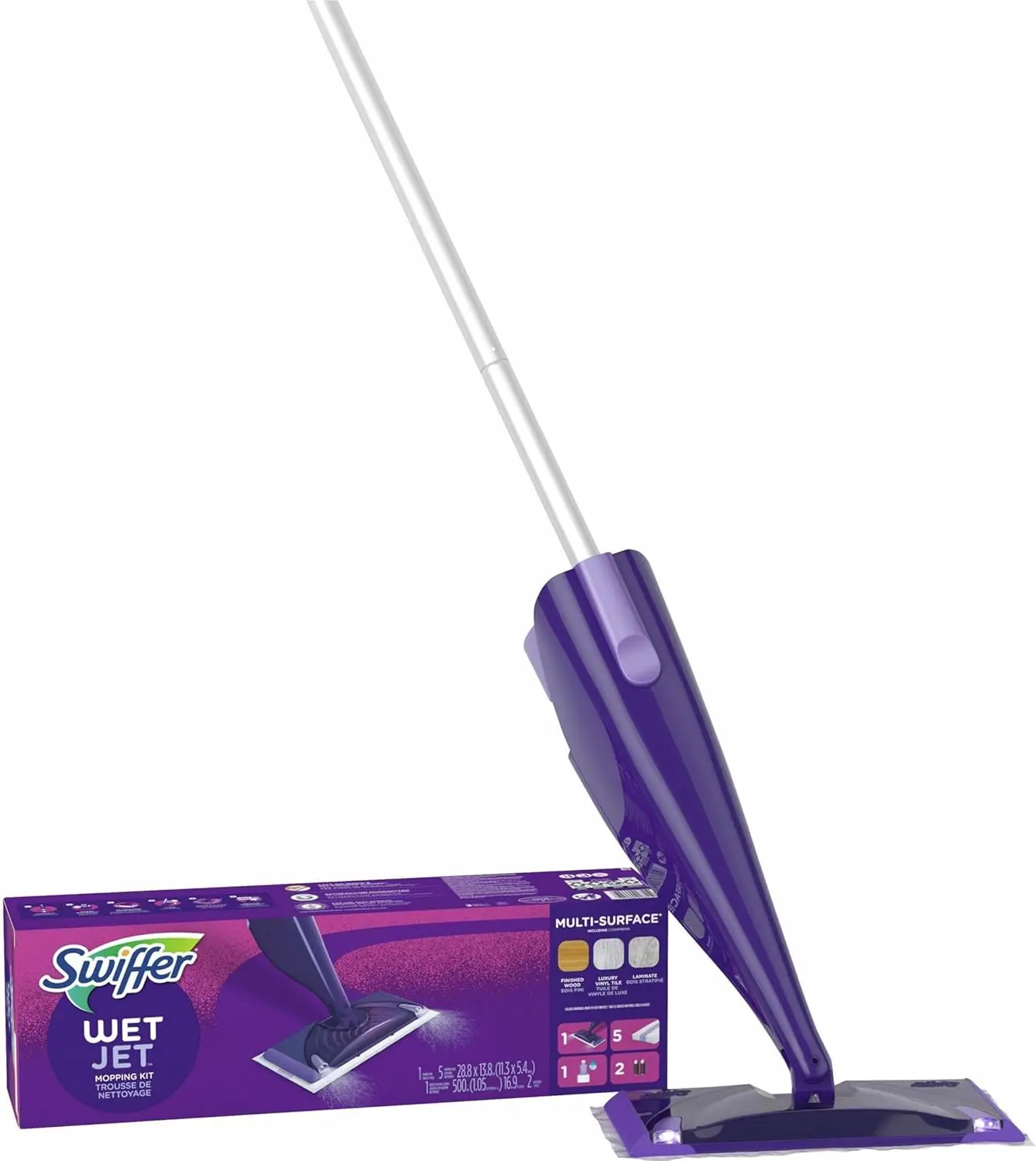 Wet Jet Mop, Floor Cleaner for Mopping Wood, Laminate, Tile in Home, Bathroom, Kitchen, All Purpose Multi-Surface Cleaning Se
Wet Jet Mop, Floor Cleaner for Mopping Wood, Laminate, Tile in Home, Bathroom, Kitchen, All Purpose Multi-Surface Cleaning Se