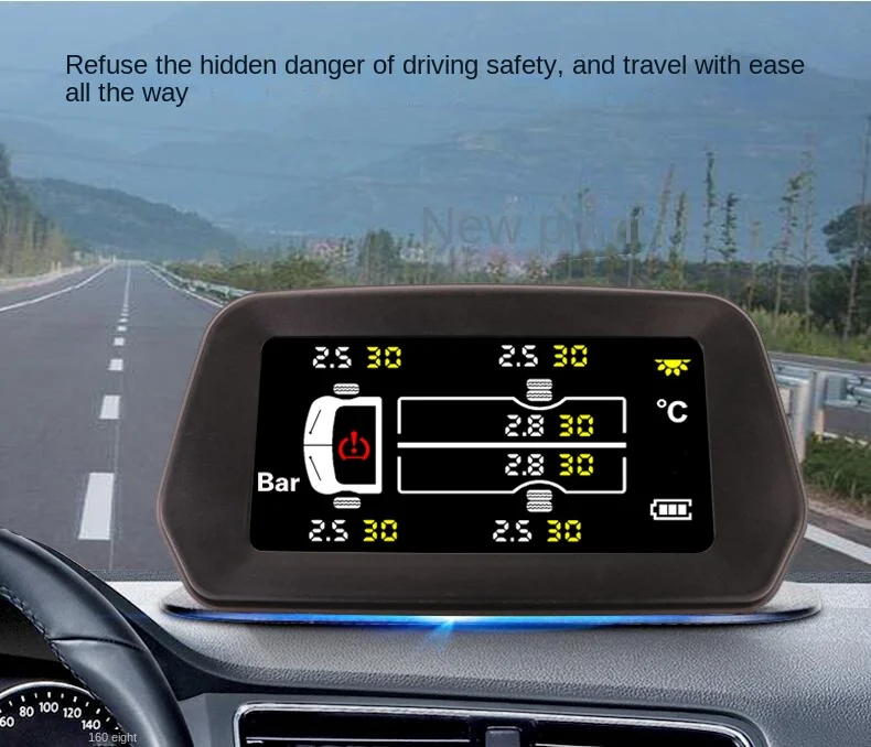Truck external tire pressure monitor 6-wheel light truck TPMS wireless solar charging tire pressure monitor
Truck external tire pressure monitor 6-wheel light truck TPMS wireless solar charging tire pressure monitor