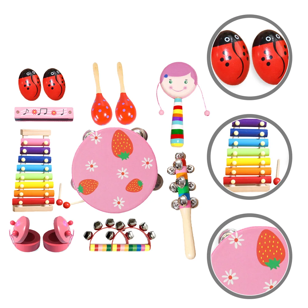 Orff Instrument Musical Toys for Toddlers Kids Shakers Wooden Percussion Instruments Tool Indoor
Orff Instrument Musical Toys for Toddlers Kids Shakers Wooden Percussion Instruments Tool Indoor