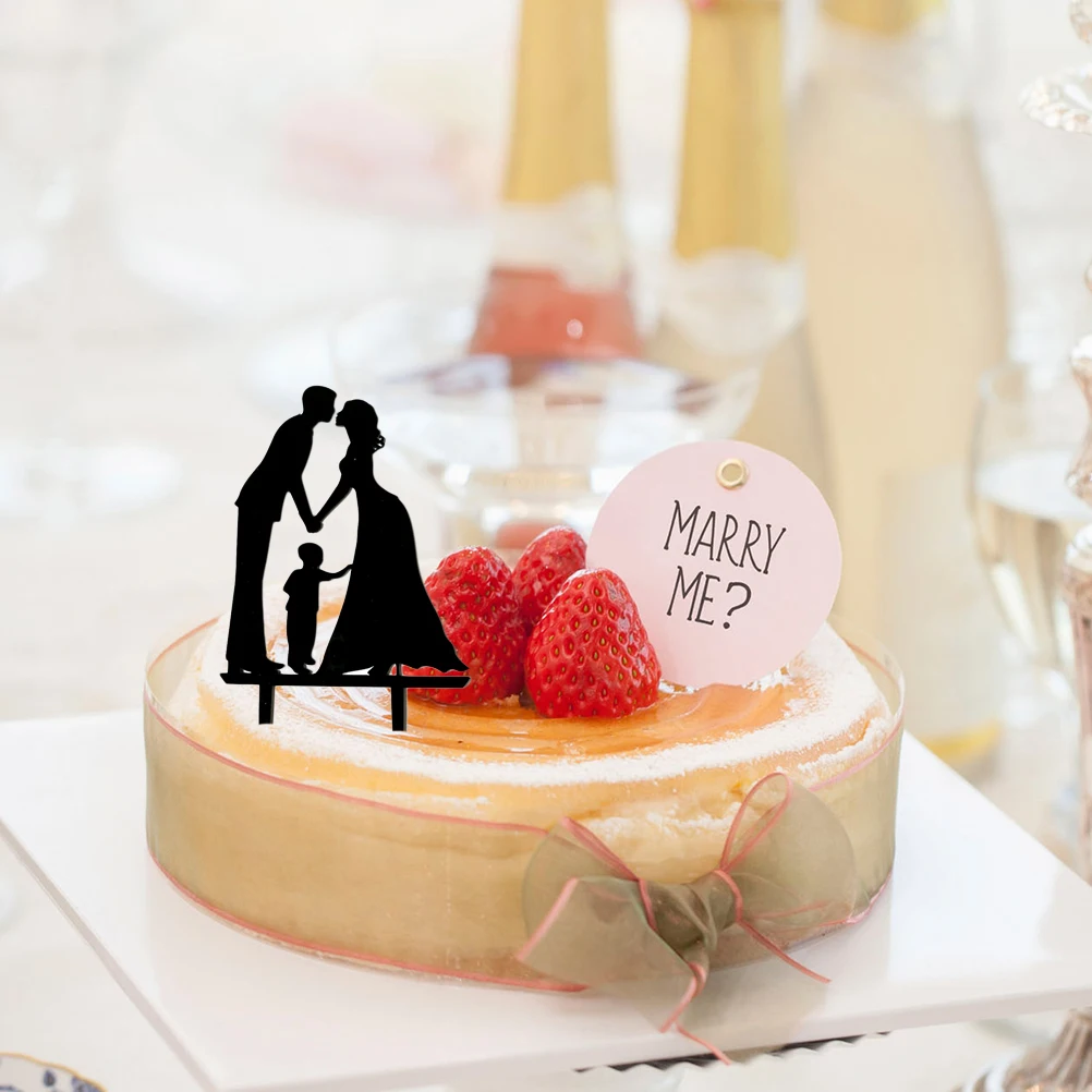 Acrylic Bride Toppers Son Romantic Wedding Decoration Anniversary Party Wedding Cake Toppers With Kid Vintage Black Cake Decor
Acrylic Bride Toppers Son Romantic Wedding Decoration Anniversary Party Wedding Cake Toppers With Kid Vintage Black Cake Decor