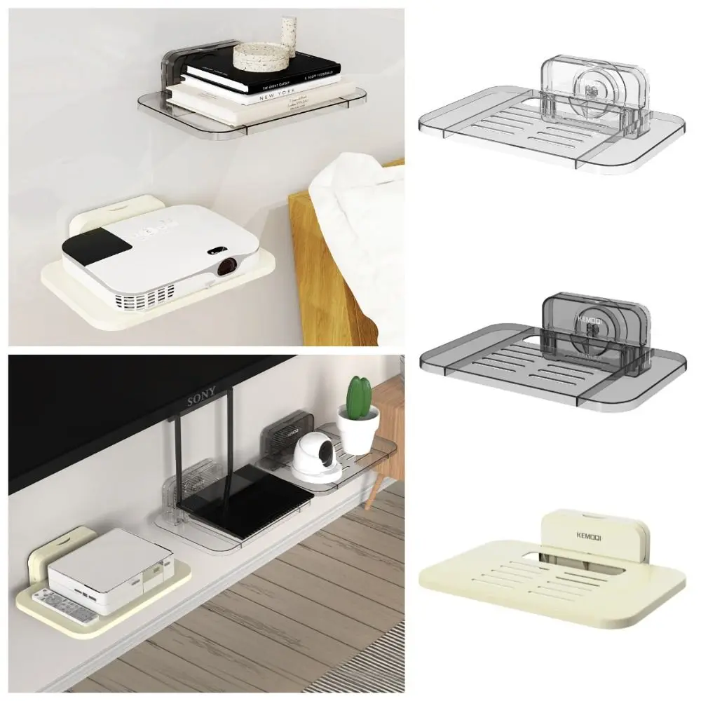 Suction Cup Wireless Wifi Router Storage Shelf Transparent Removable TV Set-top Box Rack Strong Load-Bearing Space Saving
Suction Cup Wireless Wifi Router Storage Shelf Transparent Removable TV Set-top Box Rack Strong Load-Bearing Space Saving