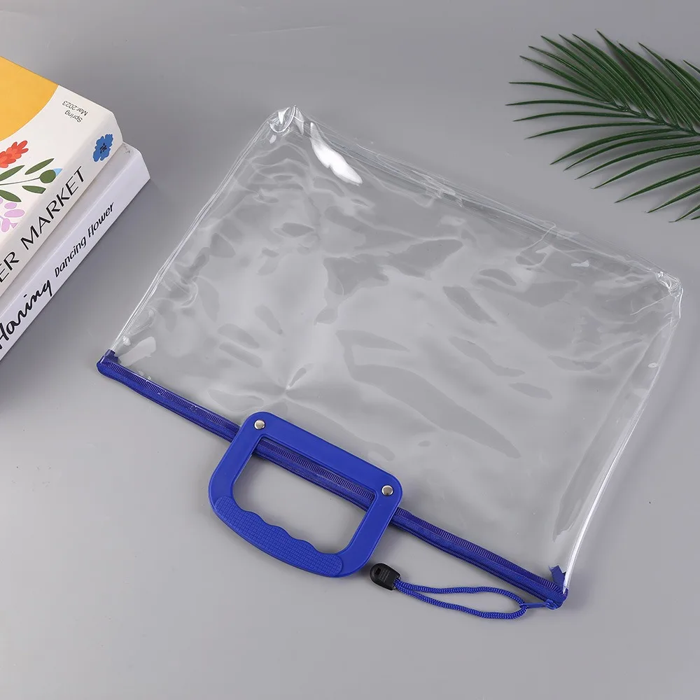 Portable PVC Storage Bag Handheld Large Capacity Portable Envelope Folder Waterproof Stationery Organizer Students
Portable PVC Storage Bag Handheld Large Capacity Portable Envelope Folder Waterproof Stationery Organizer Students