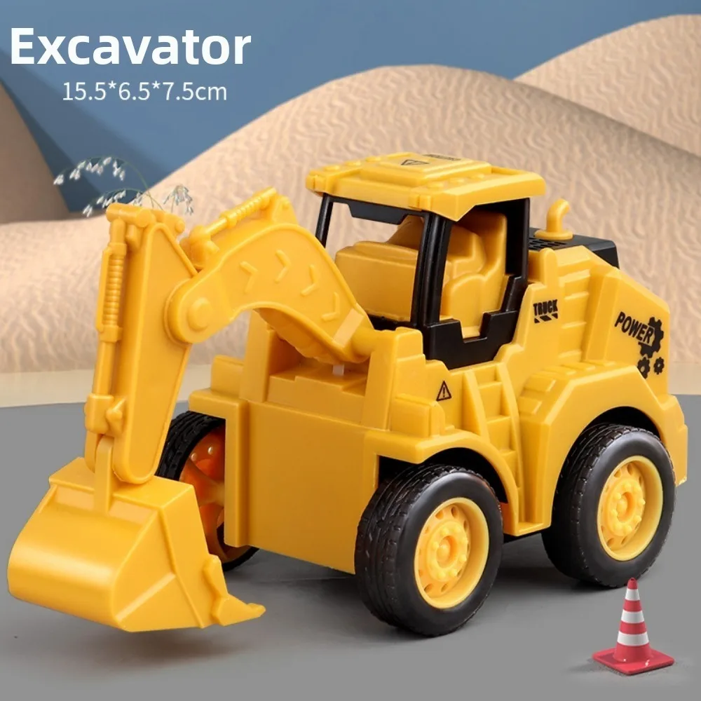 New Plastic Engineering Vehicle Model Yellow 6 Styles Excavator Roller Bulldozer Boy Gift Children
New Plastic Engineering Vehicle Model Yellow 6 Styles Excavator Roller Bulldozer Boy Gift Children