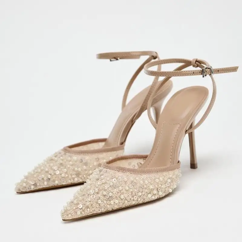 TRZA Fairy Style High Heels, Baotou Sandals, One Button Sexy Thin Heels, Hollow Single Shoes for Women
TRZA Fairy Style High Heels, Baotou Sandals, One Button Sexy Thin Heels, Hollow Single Shoes for Women