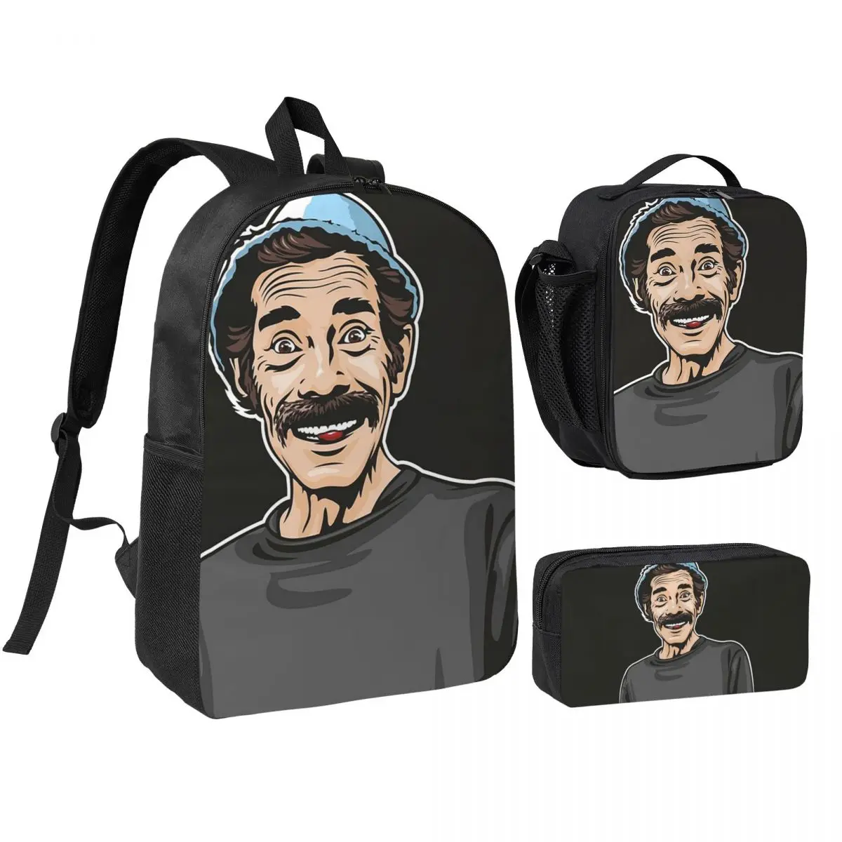 Don Ramon - El Chavo Del Ocho Backpack Student BookBag School Bag Shoulder Bags 3ps Insulated Lunch Bag Pencil Case
Don Ramon - El Chavo Del Ocho Backpack Student BookBag School Bag Shoulder Bags 3ps Insulated Lunch Bag Pencil Case