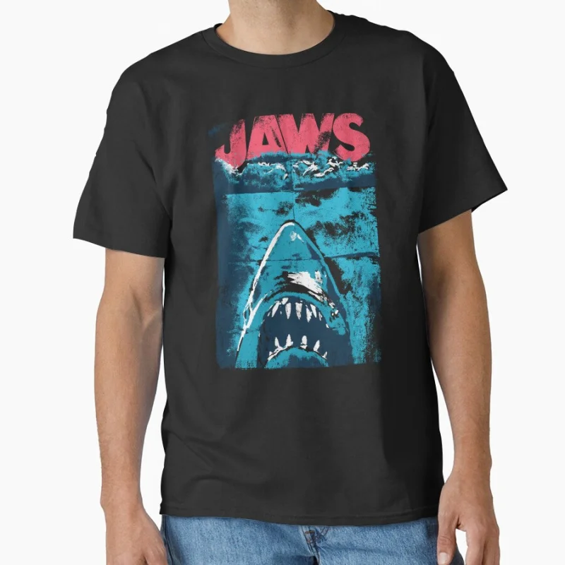 Jaws Distressed Folded Poster Great White Shark Attack 80s Retro Horro Movie Jaws 50Th Anniversary gift t shirt Large size tops 
Jaws Distressed Folded Poster Great White Shark Attack 80s Retro Horro Movie Jaws 50Th Anniversary gift t shirt Large size tops