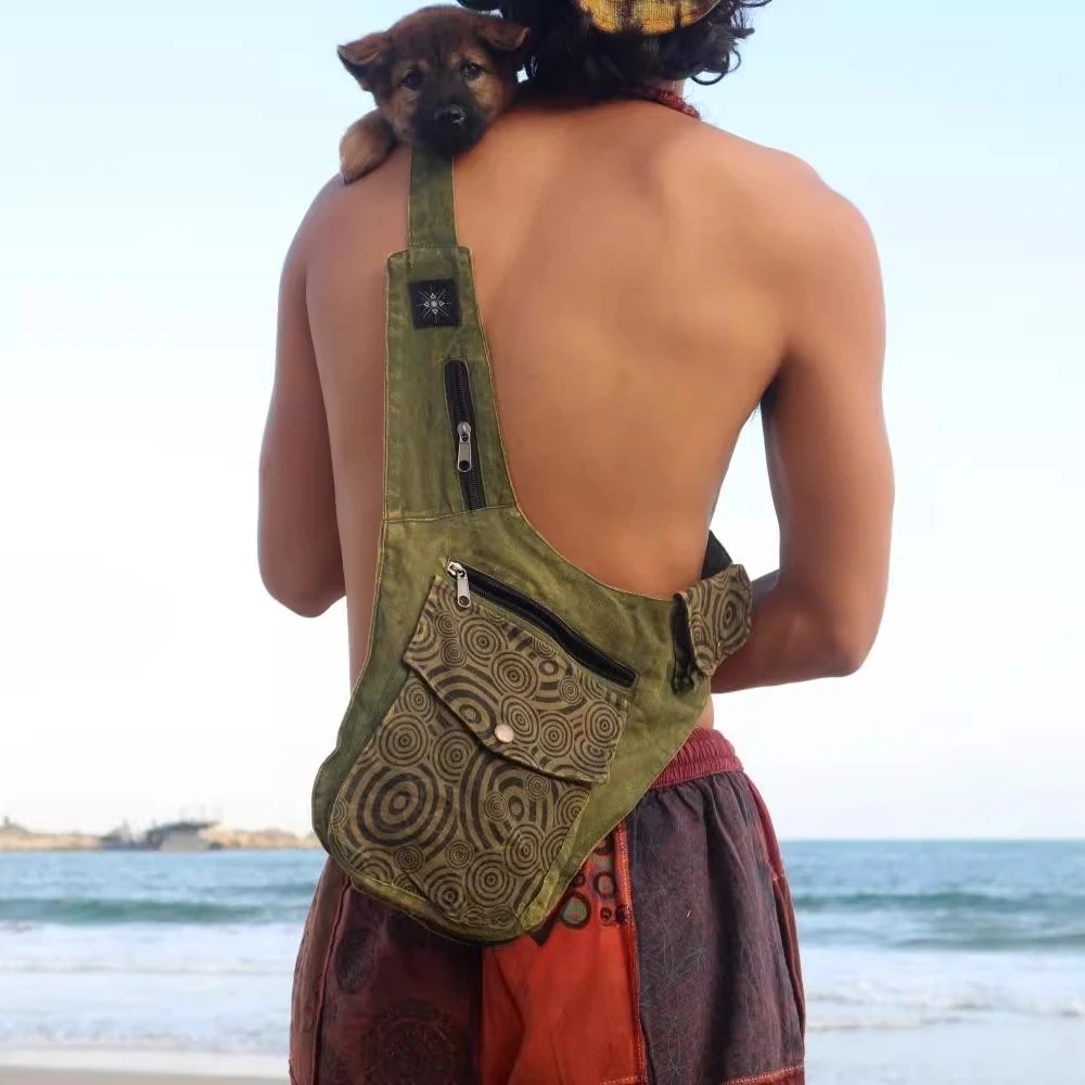 Vintage American Hippie Tribe Limited-edition Design Belt Bag for Women - Rock Style Crossbody Bag
Vintage American Hippie Tribe Limited-edition Design Belt Bag for Women - Rock Style Crossbody Bag
