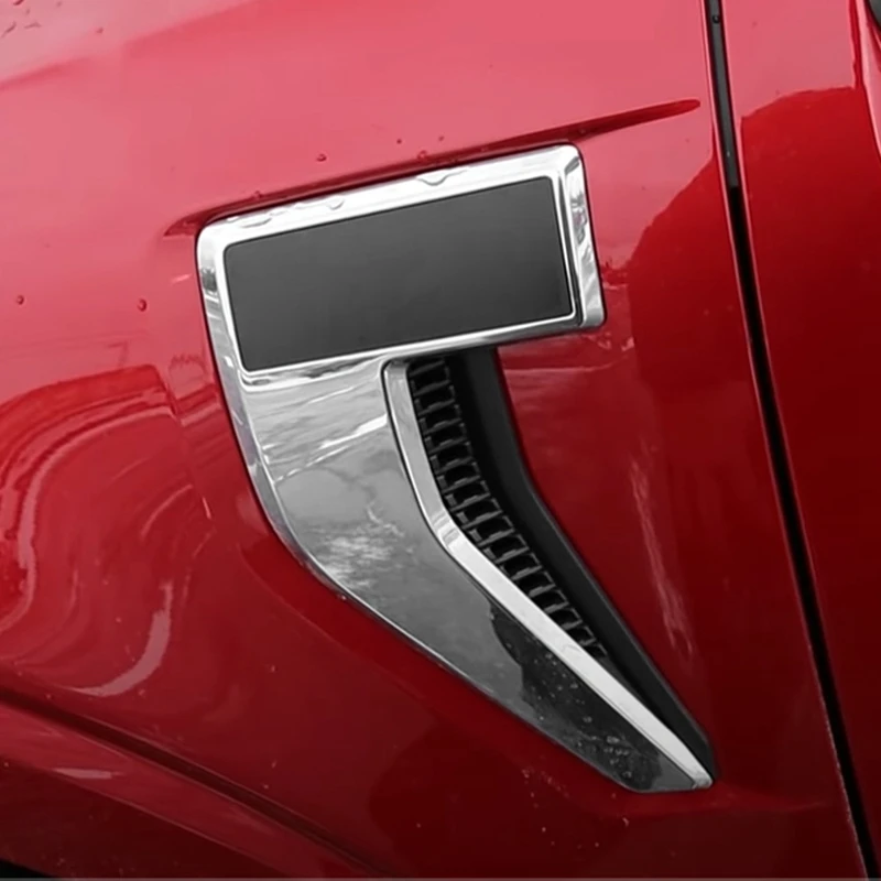 For Ford F150 2020 2021 Chrome Side Air Outlet Fender Grille Vent Trim Cover Auto Exterior Accessories
For Ford F150 2020 2021 Chrome Side Air Outlet Fender Grille Vent Trim Cover Auto Exterior Accessories