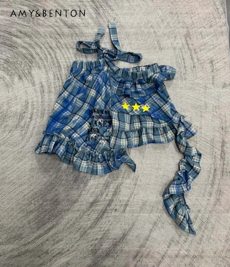 2025 New Japanese Subculture Shibuya Hot Y2k New Design Plaid Star Print Skirt For Women
2025 New Japanese Subculture Shibuya Hot Y2k New Design Plaid Star Print Skirt For Women