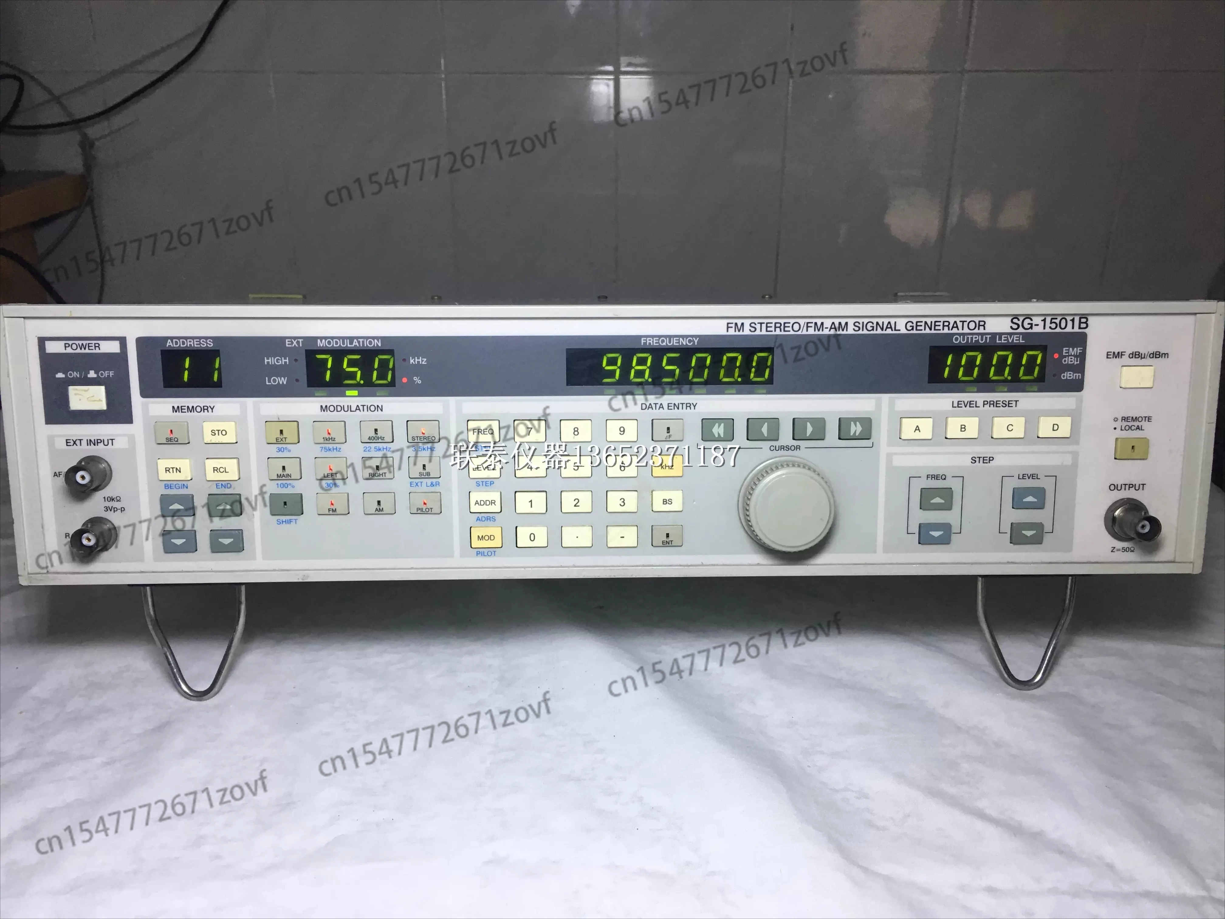 Генератор высокочастотных сигналов SG-1501B, стерео, 100 кГц-150 МГц
Генератор высокочастотных сигналов SG-1501B, стерео, 100 кГц-150 МГц