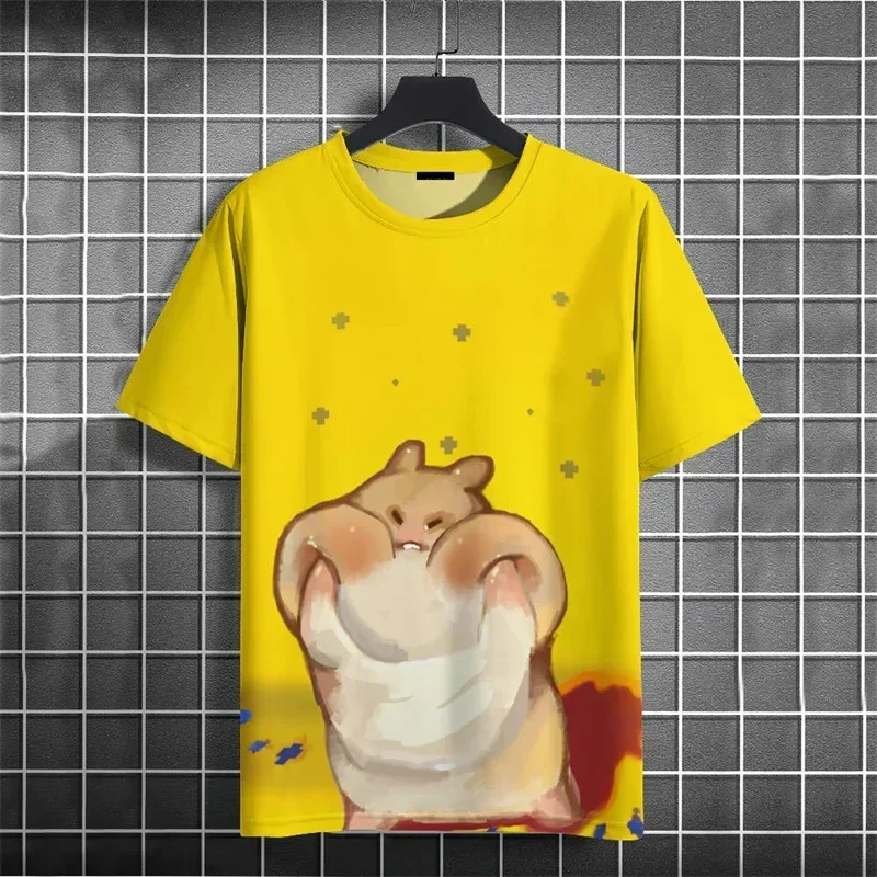 Summer men's fun animal print T-shirt,short-sleeved 3D printed round-neck sport breathable T-shirt
Summer men's fun animal print T-shirt,short-sleeved 3D printed round-neck sport breathable T-shirt
