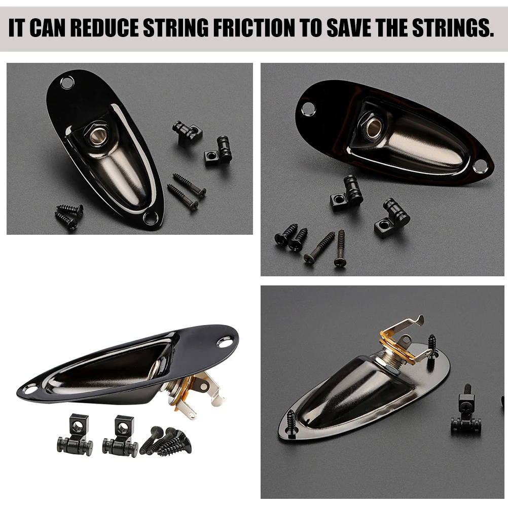 1 set Black Boat Plug Set Guitar Accessories Useful Accessory Buckle Suit Instrument Metal Kit Simple Installation Small Size
1 set Black Boat Plug Set Guitar Accessories Useful Accessory Buckle Suit Instrument Metal Kit Simple Installation Small Size