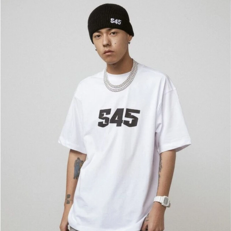 Korean trendy personalized printed graphic T-shirt new Y2K men's casual hip-hop street retro sports oversized T-shirt Tops
Korean trendy personalized printed graphic T-shirt new Y2K men's casual hip-hop street retro sports oversized T-shirt Tops