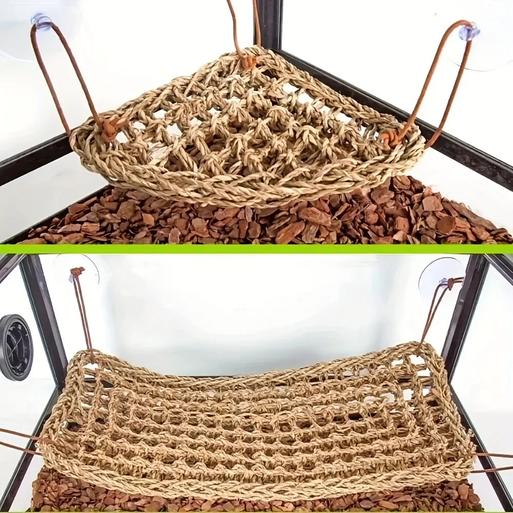 Bearded Dragon Hammock Reptile Lounger for Chameleon Lizards Gecko Snakes Lguana Reptiles Geckos Grass Cushion Pet Bed Swing
Bearded Dragon Hammock Reptile Lounger for Chameleon Lizards Gecko Snakes Lguana Reptiles Geckos Grass Cushion Pet Bed Swing