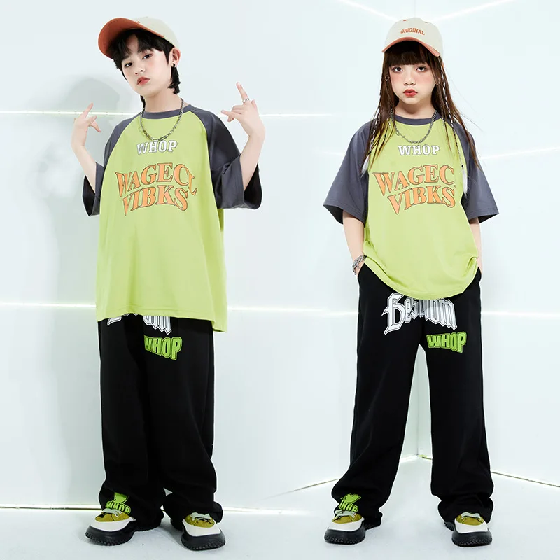 Boys Hip Hop Dance Costumes Short Sleeve T Shirt Casual Pants Kids Jazz Performance Suits Children Fashion Stage Clothing Suits
Boys Hip Hop Dance Costumes Short Sleeve T Shirt Casual Pants Kids Jazz Performance Suits Children Fashion Stage Clothing Suits