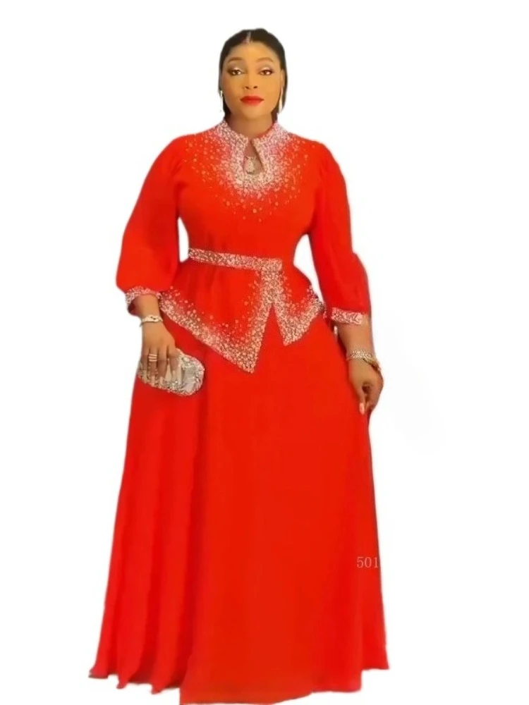 African Dresses For Women Elegant Wedding Muslim Fashion Abayas Dashiki Robe Kaftan Long Maxi Dress Turkish Africa 2025 New
African Dresses For Women Elegant Wedding Muslim Fashion Abayas Dashiki Robe Kaftan Long Maxi Dress Turkish Africa 2025 New